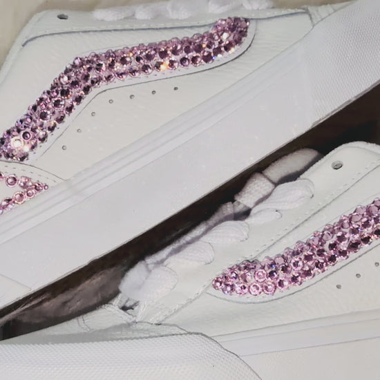 Street Sparkle | Crystal Vans KNU Skool Sneakers – Glass or Swarovski® Crystals.