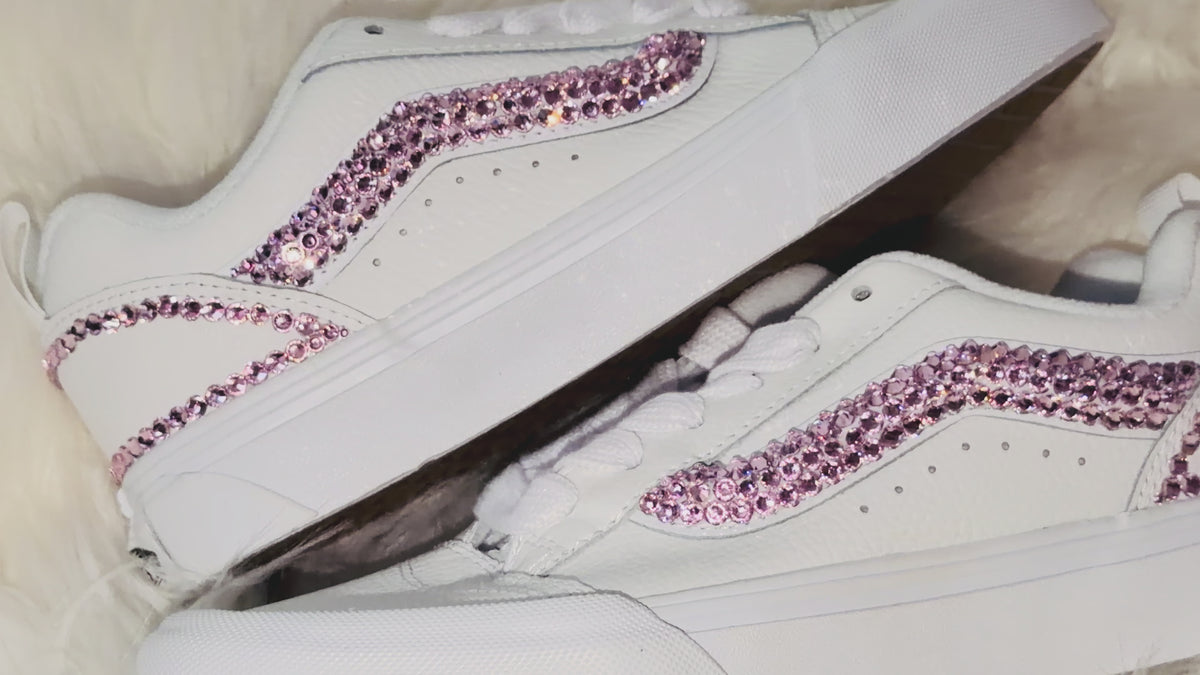 Street Sparkle | Crystal Vans KNU Skool Sneakers – Glass or Swarovski® Crystals.