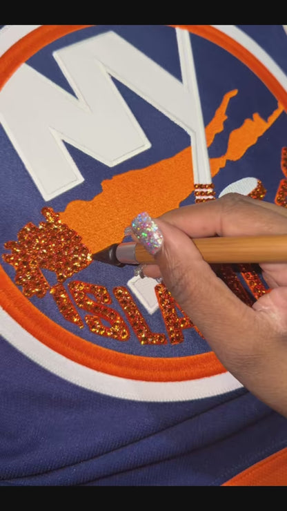 Custom Crystal Bling Sports Jersey | NFL, NBA, NHL & MLB | Swarovski or Glass Rhinestones