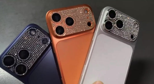 Luxury Crystal Camera Lens Protector for iPhone 17 Pro & 17 Pro Max | Rhinestone Camera Lens Cover | Sparkly Lens Guard | Bling Phone Accessory
