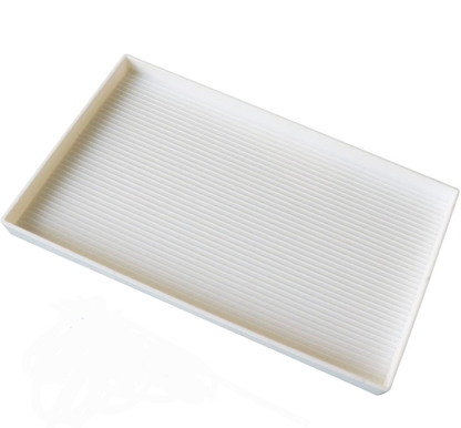 Extra Large Rhinestone Sorting Tray with Spoon | 10" × 6" Bling Tool