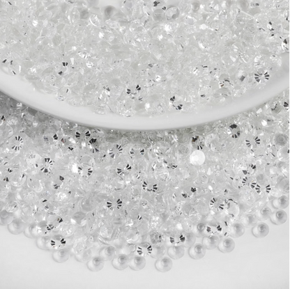 Transparent Clear Glass Rhinestones | No Foil Clear Flatback Rhinestones | SS6 SS8 SS10 SS16 SS20 SS30 | 288–1,440 Pieces